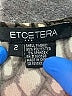Etcetera Animal Print Brown Cocktail Dress Size 2 - photo 6