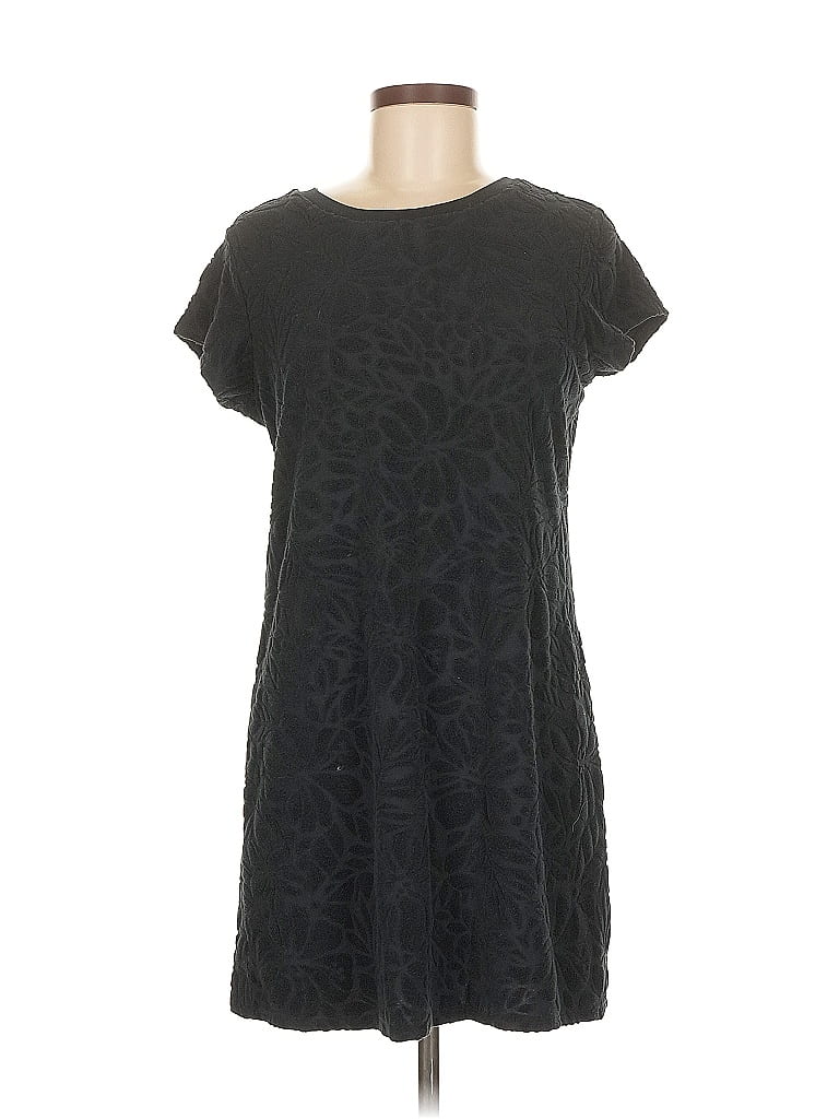 Pre-owned Lands' End Casual Dress In Black