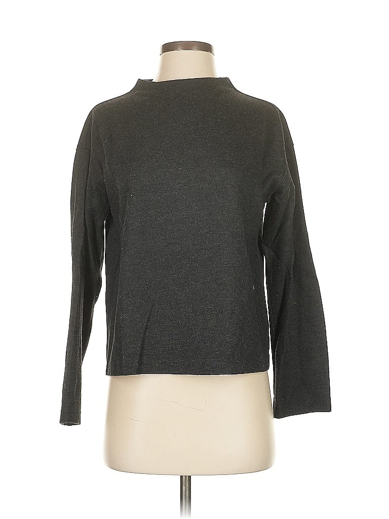 Pre-owned Uniqlo Turtleneck Sweater In Gray