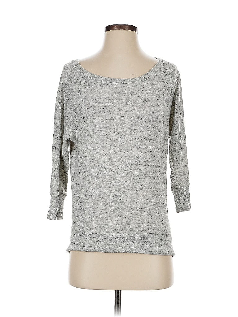 Pre-owned Nike 3/4 Sleeve T-shirt In Gray