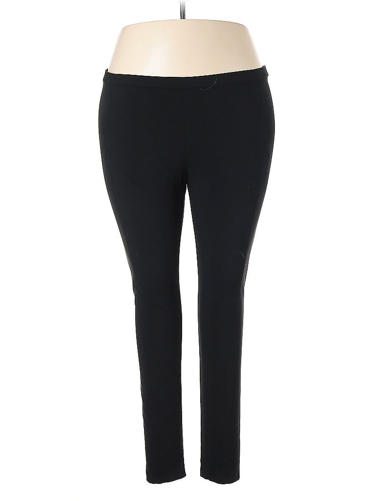 Pre-owned Lafayette 148 Active Pants In Black