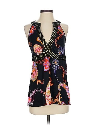 Trina Turk Sleeveless Silk Top (view 1)