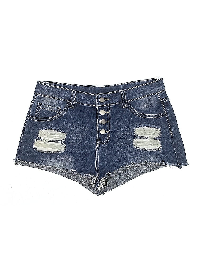 Pre-owned Unbranded Denim Shorts In Blue