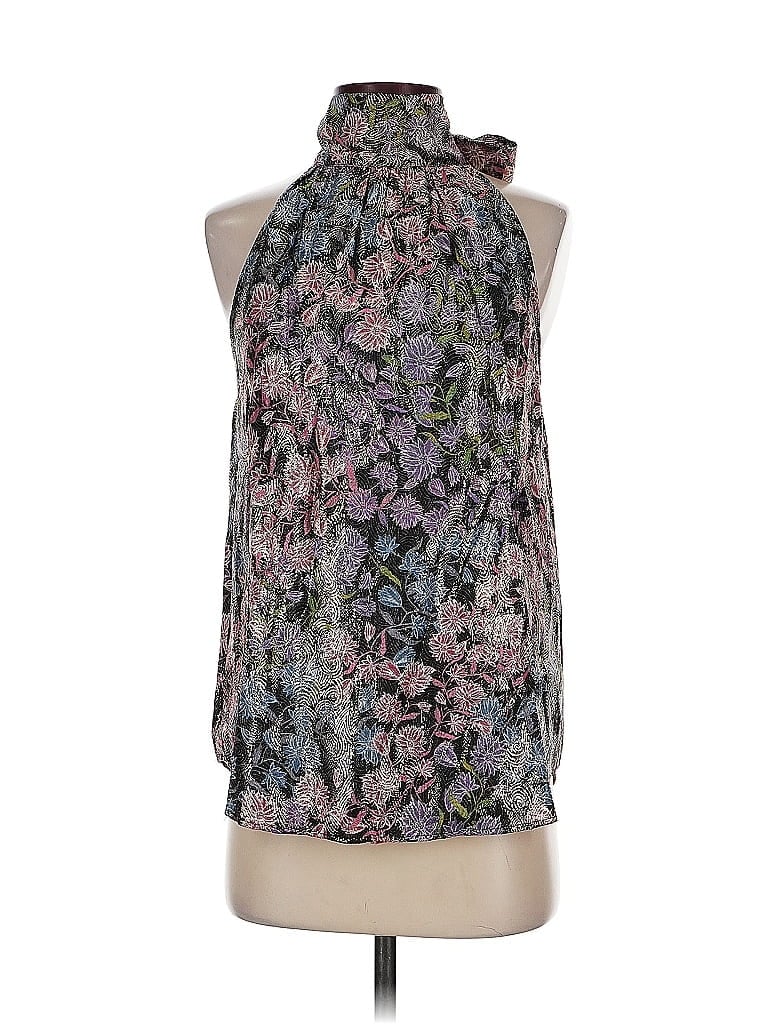 J.crew Collection Sleeveless Blouse In Gray
