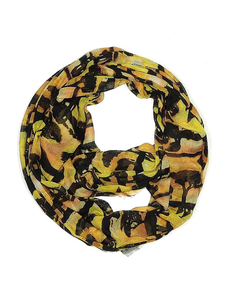 Pre-owned Assorted Brands Scarf In Yellow