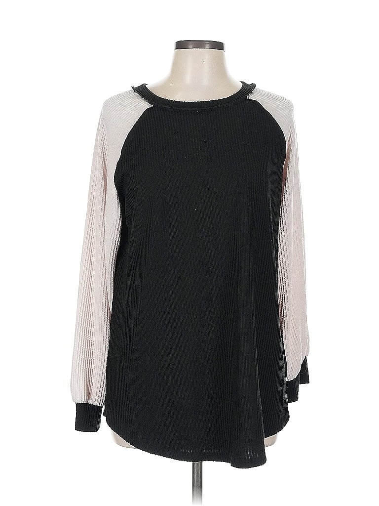 Pre-owned Heimish Usa Long Sleeve Blouse In Black