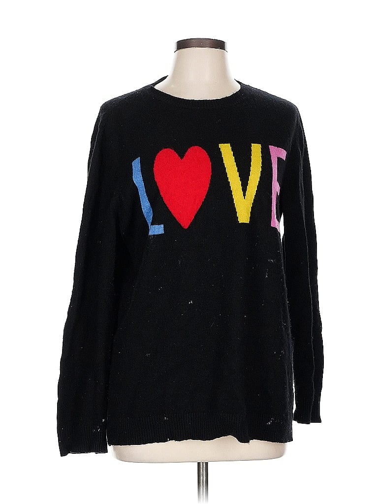 NEIMAN MARCUS Pre-owned Cashmere Pullover Sweater In Black