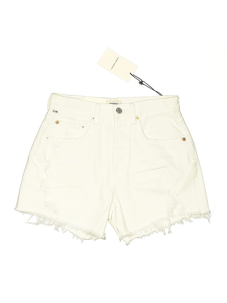 Citizen Of Humanity Denim Shorts In White