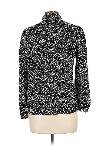 Rebecca Taylor Long Sleeve Silk Top (view 2)