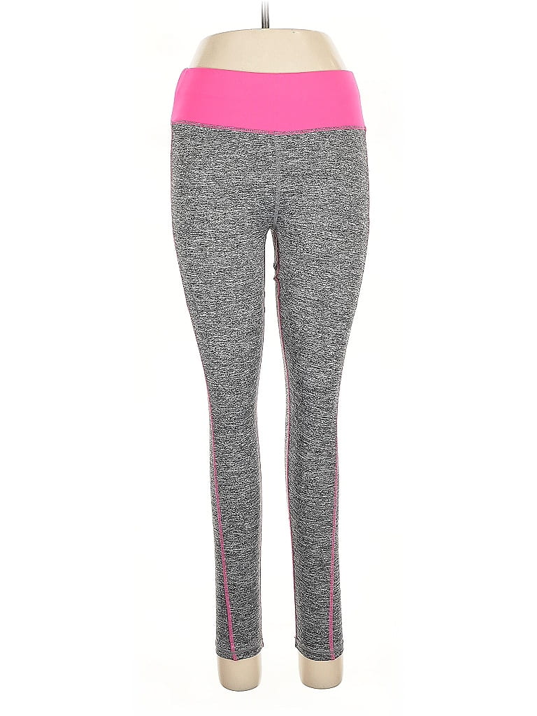 Pre-owned Pop Fit Active Pants In Gray