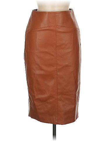 Karen Millen Faux Leather Skirt (view 1)