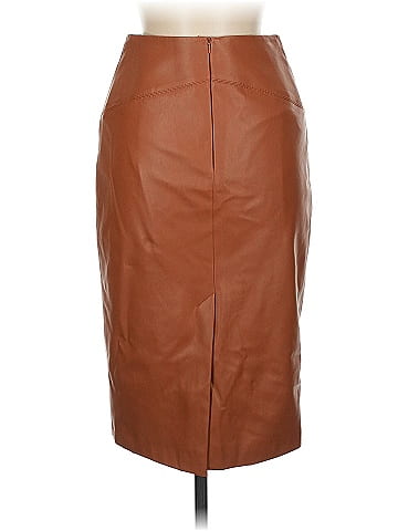 Karen Millen Faux Leather Skirt (view 2)