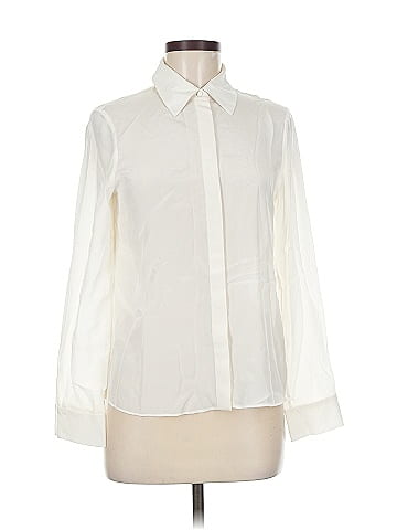 Alice + Olivia Long Sleeve Silk Top (view 1)