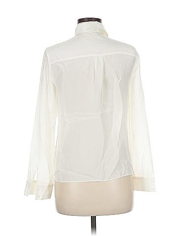 Alice + Olivia Long Sleeve Silk Top (view 2)