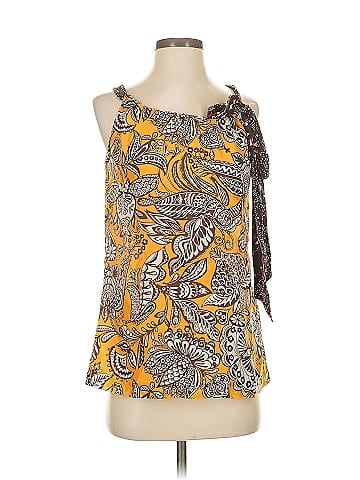 Trina Turk Sleeveless Silk Top (view 1)
