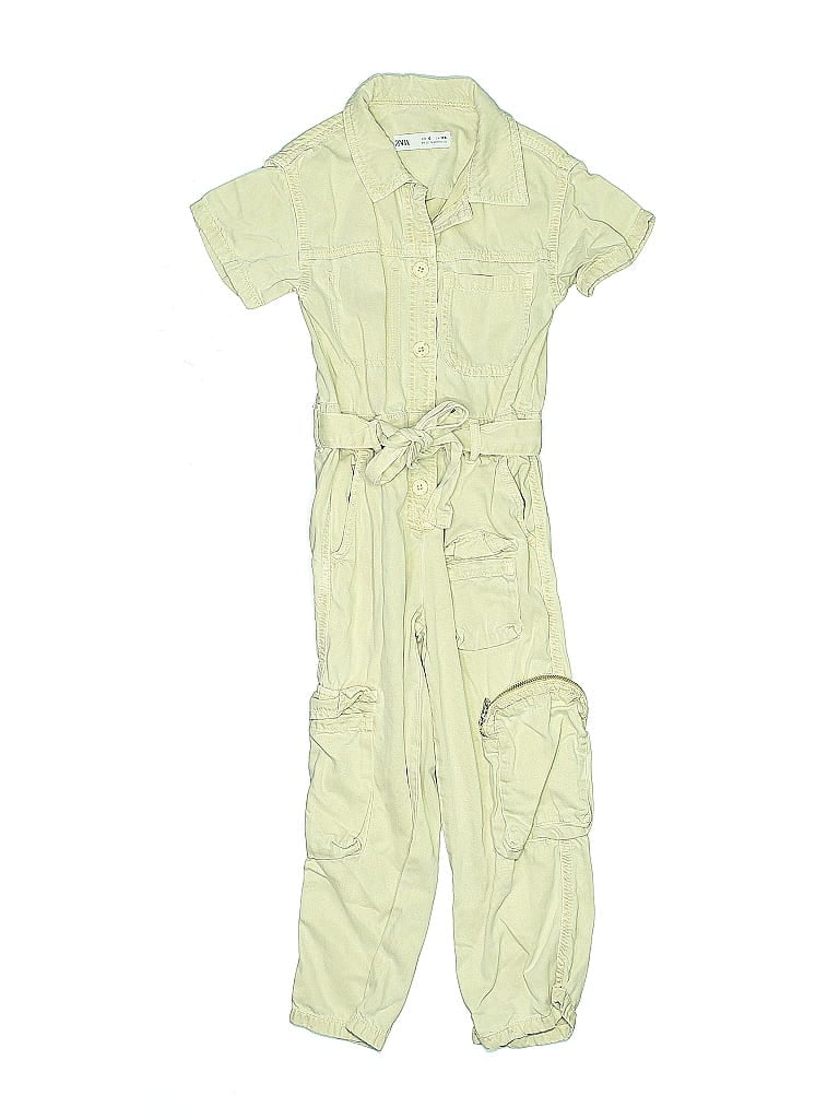 Pre-owned Zara Kids' Dress In Green