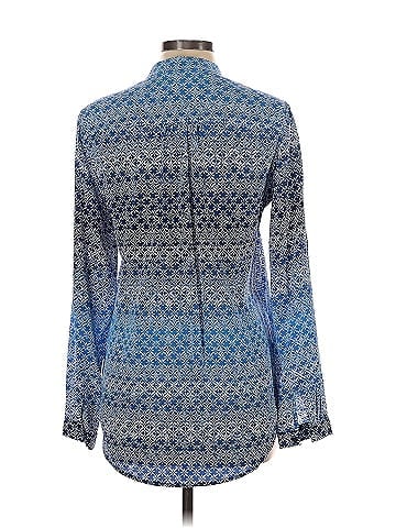 Diane von Furstenberg Long Sleeve Silk Top (view 2)