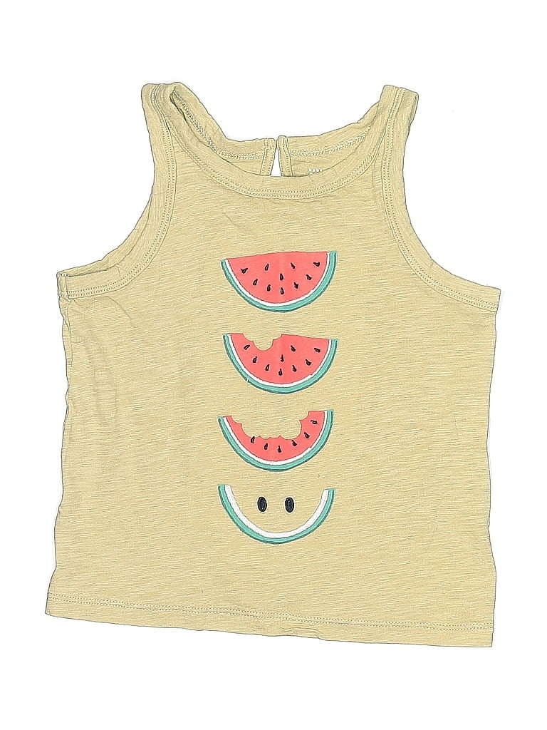 Click to view more detailed imagery on our partner's website Pre-owned Baby Gap Kids' Tank Top Yellow Halter Neckline Tops