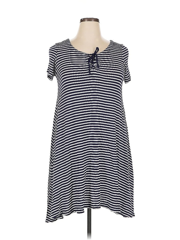 Pre-owned Hot Kiss Casual Dress In Black