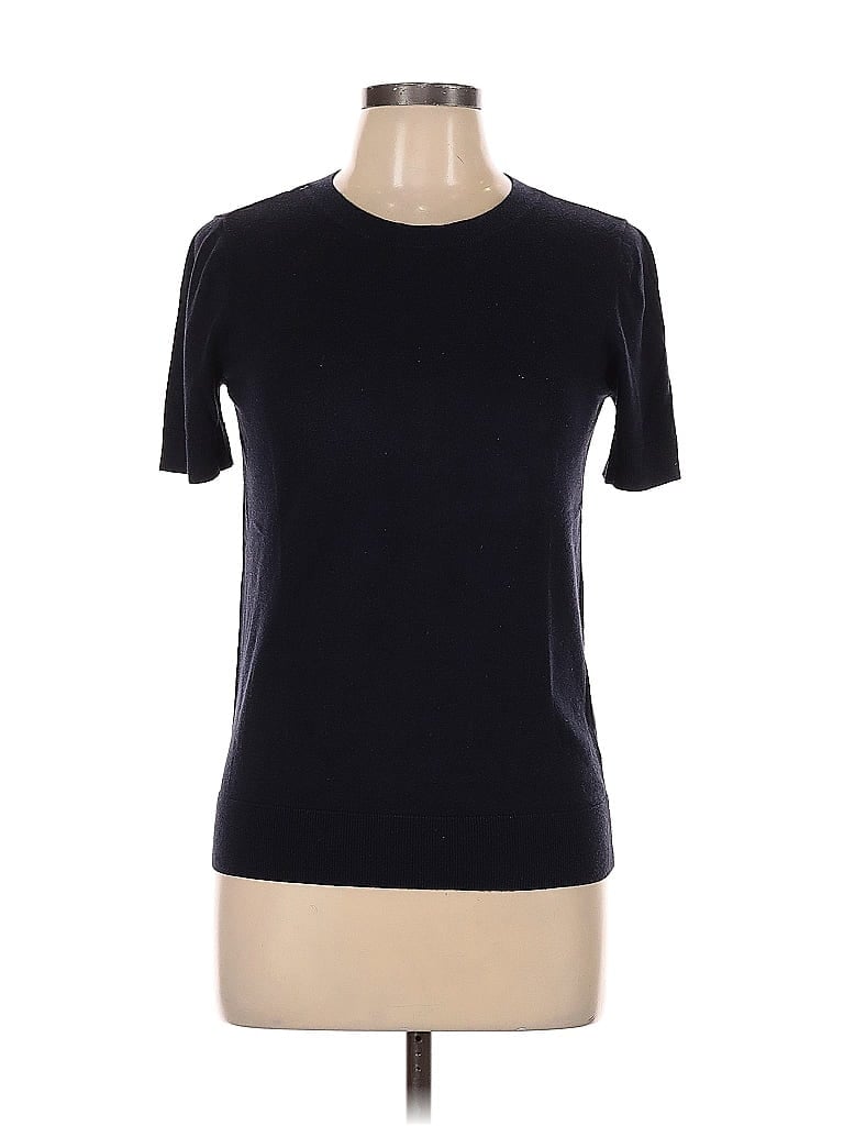 Click to view more detailed imagery on our partner's website Pre-owned 1901 Short Sleeve Turtleneck In Black