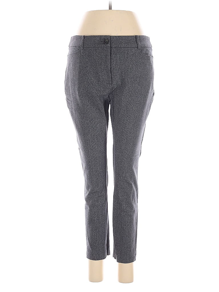 Pre-owned Ann Taylor Loft Dress Pants In Gray