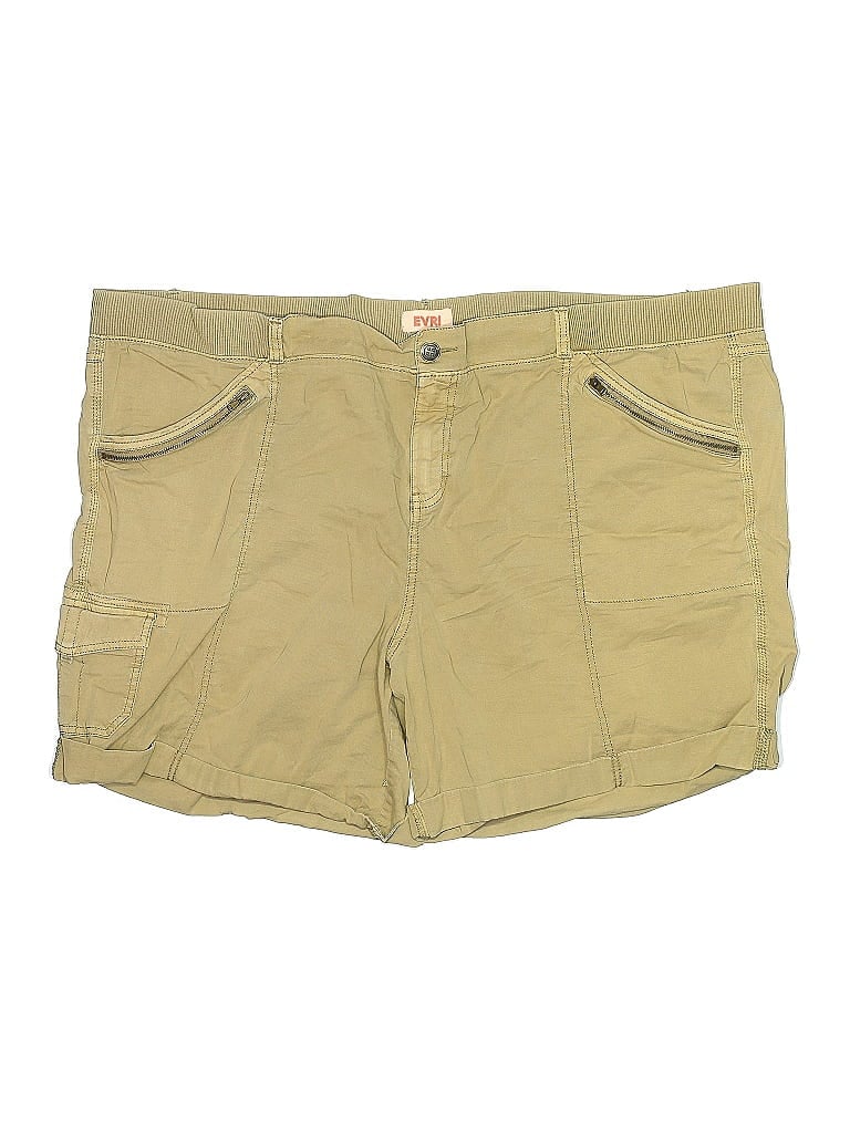 Pre-owned Evri Cargo Shorts In Gold