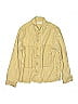 Zara Yellow Tan Long Sleeve Button-Down Shirt Size 11 - 12 - photo 1
