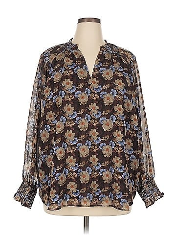 Philosophy Republic Clothing Long Sleeve Blouse (view 1)