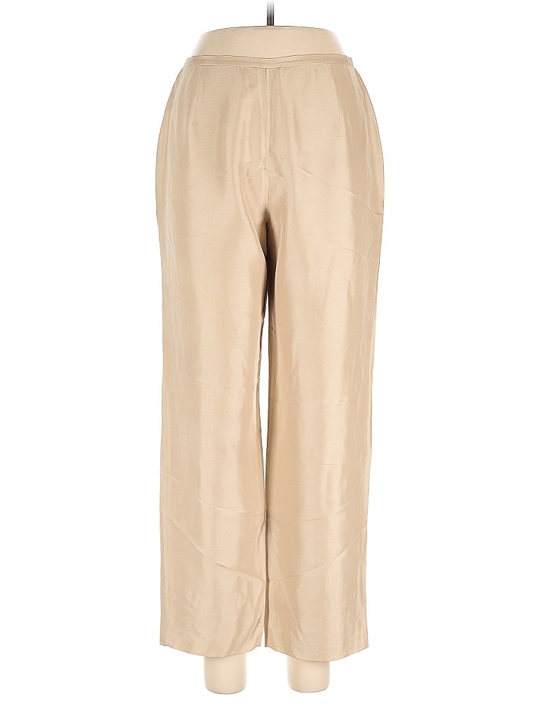Pre-owned Maggy London Silk Pants In Brown