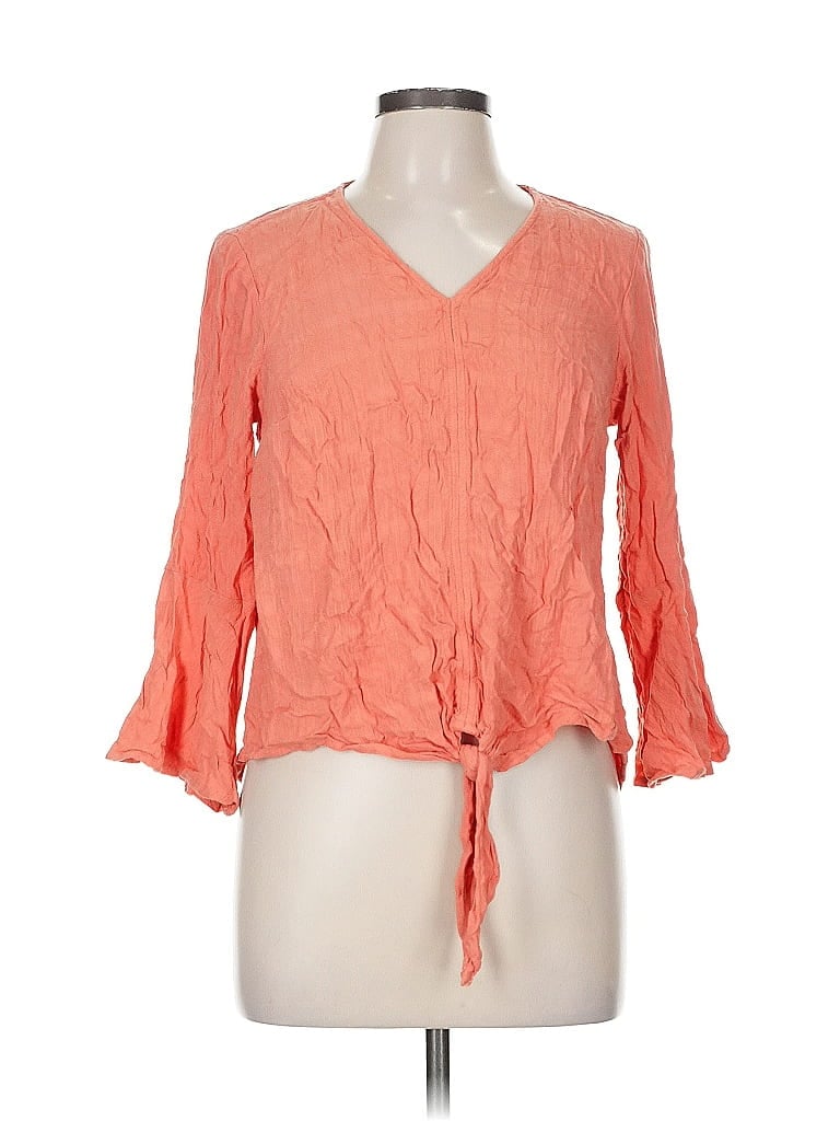 Pre-owned Torrid 3/4 Sleeve Blouse In Orange