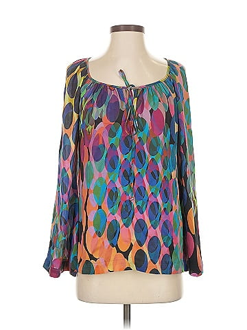 Trina Turk 3/4 Sleeve Silk Top (view 1)