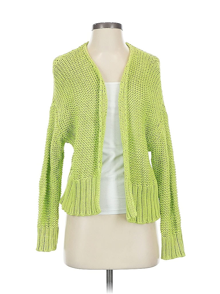 Pre-owned Aerie Cardigan Sweater In Green