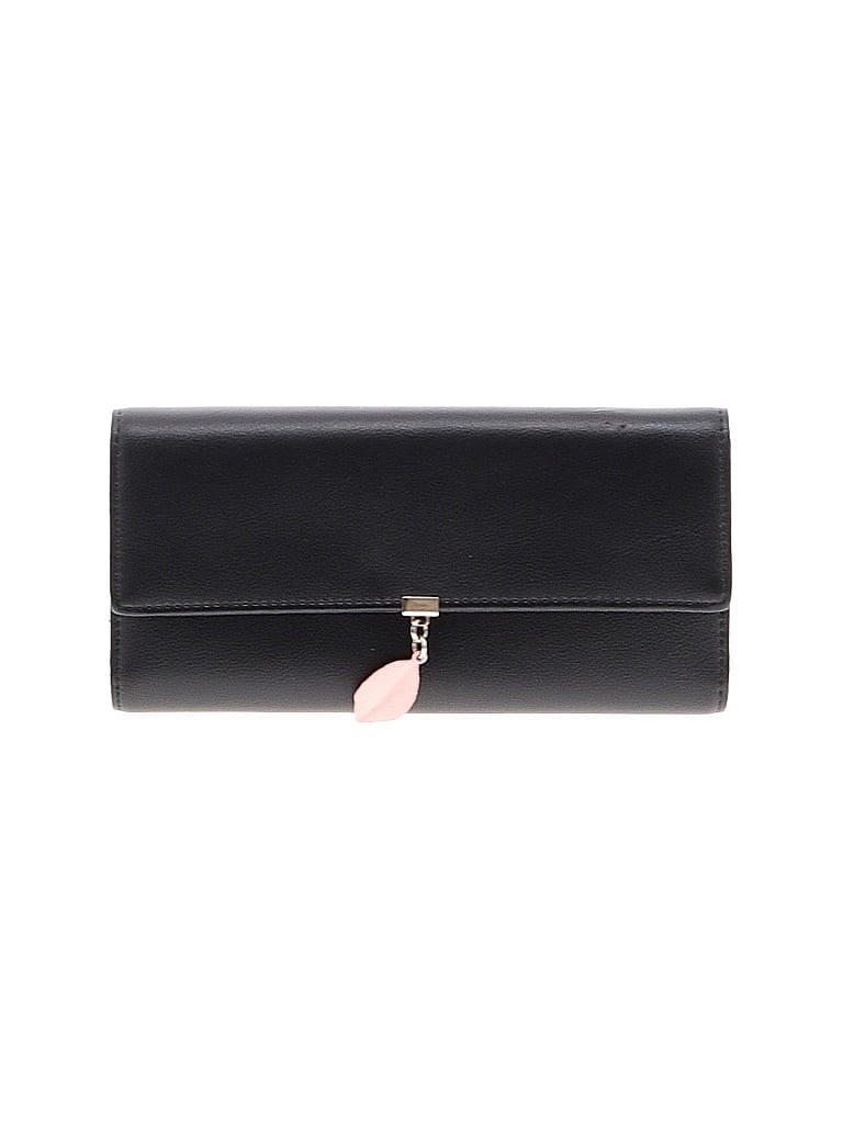 Pre-owned Unbranded Leather Wallet In Black