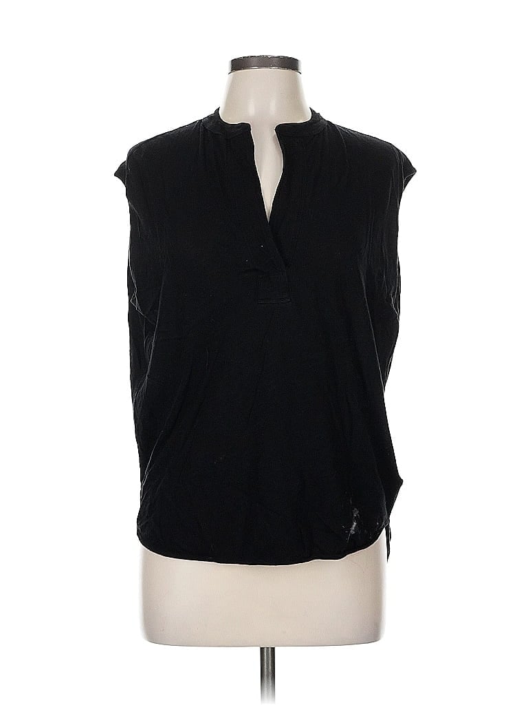 Pre-owned Gap Sleeveless Blouse In Black