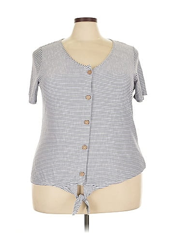 NY Collection Short Sleeve Top (view 1)