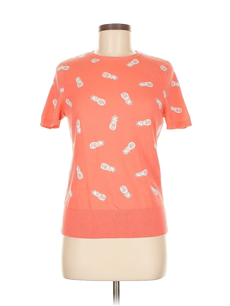 Pre-owned Lands' End Sweatshirt In Orange