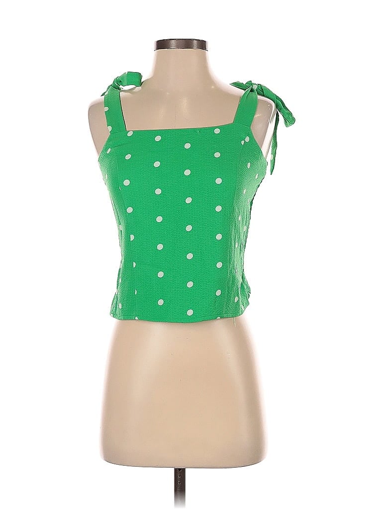 Pre-owned Old Navy Sleeveless Blouse In Green