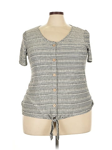 NY Collection Short Sleeve Top (view 1)
