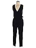 Lou & Grey Solid Black Jumpsuit Size XS - photo 1