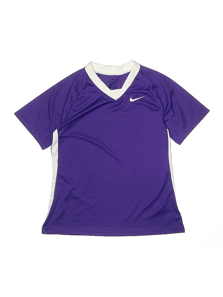 Click to view more detailed imagery on our partner's website Pre-owned Nike Kids' Active T-shirt In Purple