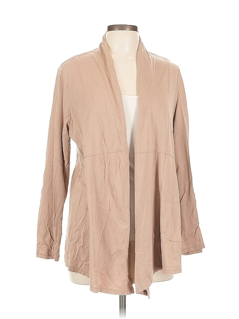 Pre-owned Logo By Lori Goldstein Kimono In Brown