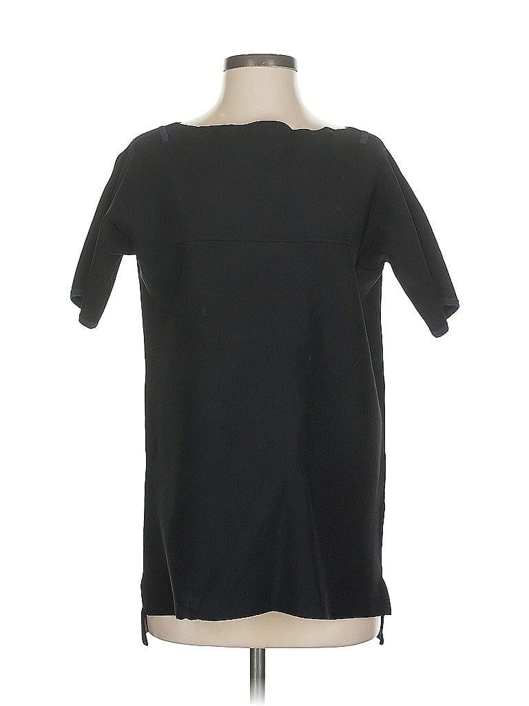 Pre-owned Rag & Bone 3/4 Sleeve Top Black Crew Neck Tops