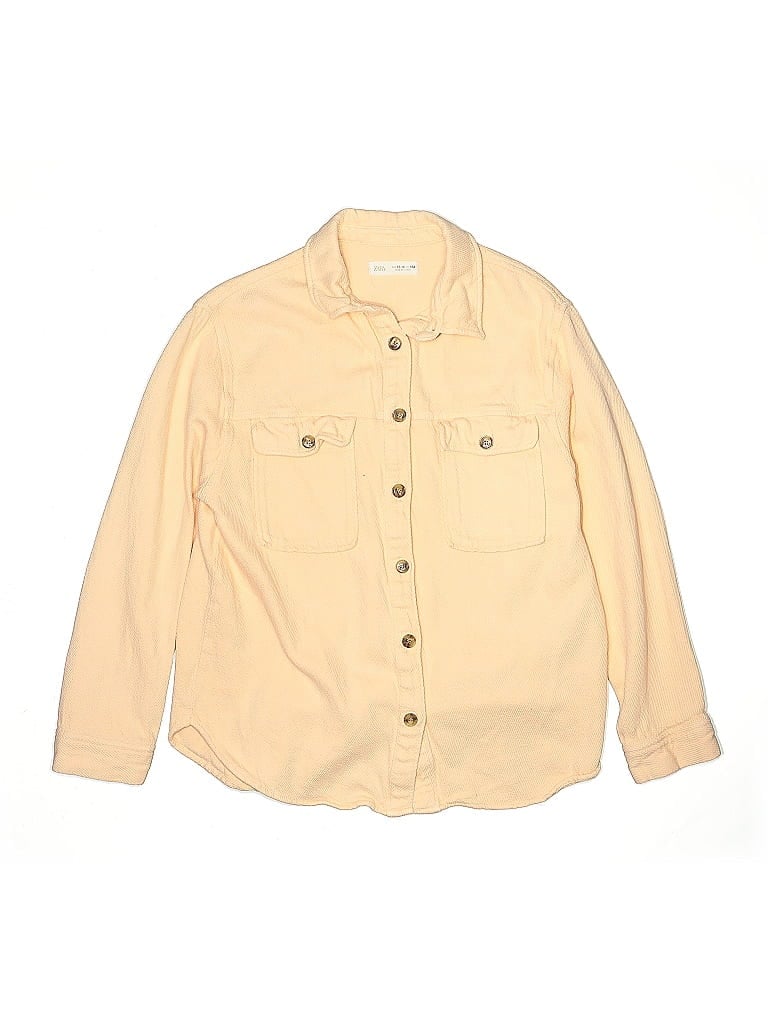Pre-owned Zara Kids' Long Sleeve Button Down Shirt