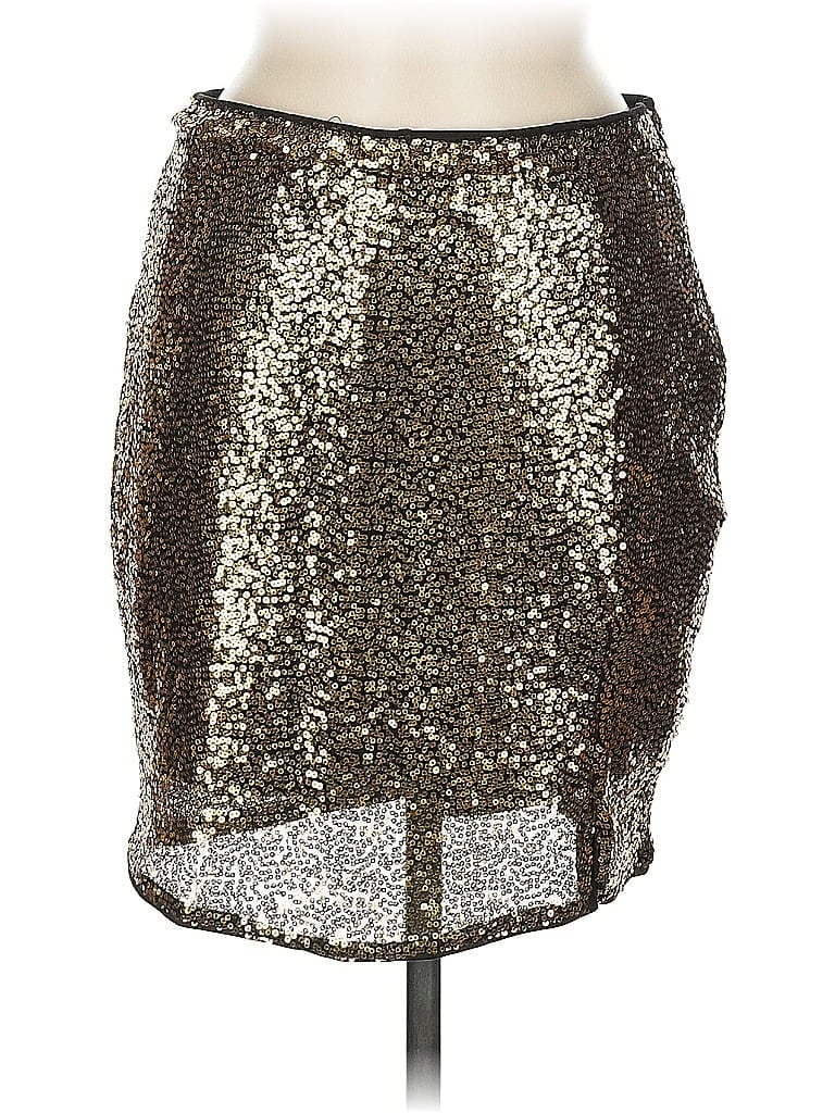 Pre-owned Jasambac Formal Skirt In Gold