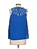 Brixon Ivy 100% Polyester Blue Sleeveless Blouse Size S - photo 2