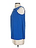 Brixon Ivy 100% Polyester Blue Sleeveless Blouse Size S - photo 5