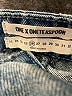 ONE X ONETEASPOON 100% Cotton Chevron-herringbone Blue Jeans Size 26 waist - photo 3