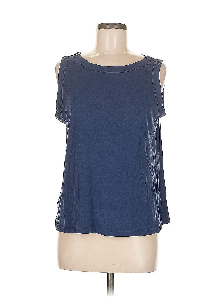 Pre-owned Croft & Barrow Sleeveless T-shirt In Blue