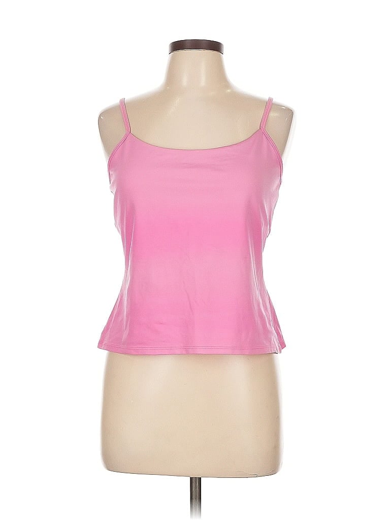 Pre-owned New York And Company Tank Top Pink Strapless Neckline Tops