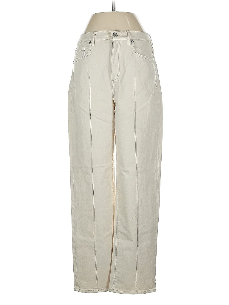 Pre-owned Ann Taylor Loft Casual Pants In White